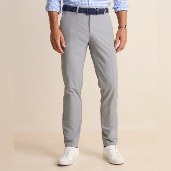 Vineyard Vines Other - Men’s Vineyard Vines OTG On The Go Pants Gray Size 38 x 32 Golf Athleisure Comfy